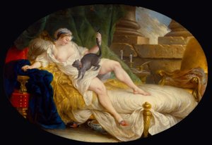 L.G.Blanchet, Julie opdager, at hun blev forladt / 1759 af Louis Gabriel Blanchet