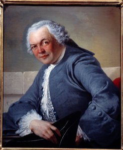 Portræt af hr. Tolozan. Maleri af Louis Gabriel Blanchet (1701-1772) af Louis Gabriel Blanchet