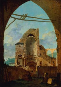Nedrivningen af klosteret Montmartre, c1740-1800.