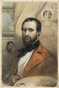 Selvportræt af Louis Gallait