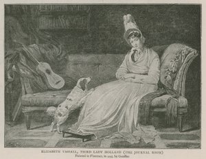 Elizabeth Vassall, tredje Lady Holland af Louis Gauffier