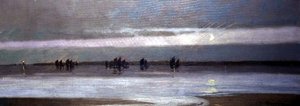 Returfiskerflåde fra Carbis Bay, ca. 1904 (olie på lærred) af Louis Grier