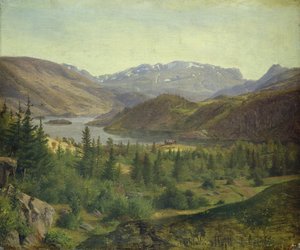 Hjelle in Valders Tile Fjord, 1835