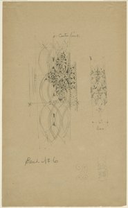McVickers Theater, Chicago, Illinois, Sketch af Louis H. Sullivan