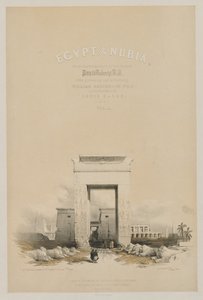 Egypten og Nubien: Frontispice bind V, 1849. af Louis Haghe