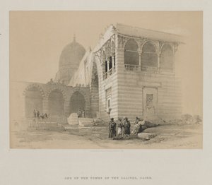 Egypten og Nubien, bind III: En af khalifernes grave, Cairo af Louis Haghe