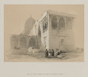 Egypten og Nubien, bind III: En af khalifernes grave, Kairo, 1848. af Louis Haghe