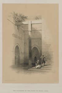 Egypten og Nubien, bind III: Nileometeret. Øen Rhoda af Louis Haghe