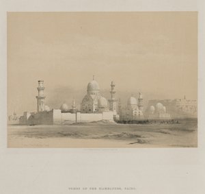 Egypten og Nubien, bind III: Memlooks grave, Cairo, 1849. af Louis Haghe