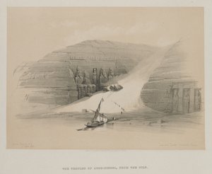 Egypten og Nubien, bind II: Udgravede templer i Abu Simbel, Nubien af Louis Haghe