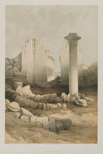 Egypten og Nubien, bind II: Karnak, 1848. af Louis Haghe