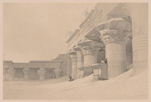 Egypten og Nubien: bind I - nr. 10, Edfou af Louis Haghe