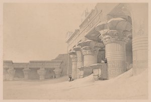 Egypten og Nubien: bind I - nr. 10, Edfou, 1838. af Louis Haghe
