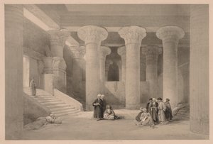 Egypten og Nubien: Bind I - nr. 24, Templet i Esneh af Louis Haghe