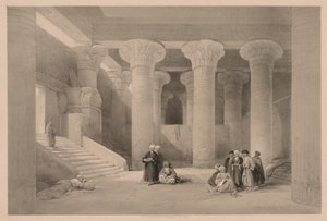 Egypten og Nubien: bind I - nr. 24, Templet i Esneh, 1838. af Louis Haghe
