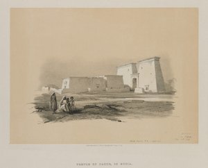 Egypten og Nubien, bind I: Dakke, i Nubien af Louis Haghe