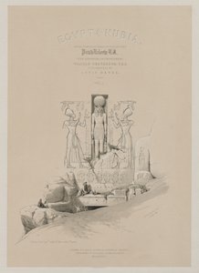 Egypten og Nubien, bind I: Frontispice, 1846. af Louis Haghe