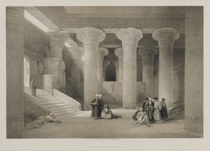 Egypten og Nubien, bind I: Templet i Esneh af Louis Haghe