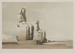 Egypten og Nubien, bind I: Theben af Louis Haghe