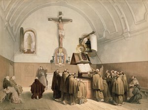 Klokkeren ved Capucines Oratorium, Brugge af Louis Haghe