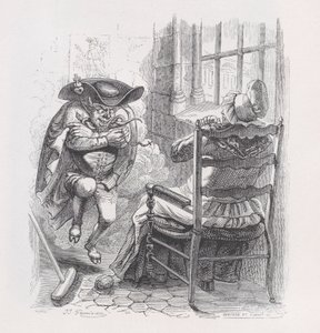 Den lille røde mand fra The Complete Works of Béranger, 1836. Skaber: Louis-Henri Brevière, Cesar-Auguste Hebert. af Louis Henri Brevière, Cesar Auguste Hebert