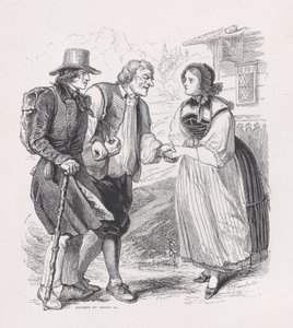 Den rejsende fra de komplette værker af Béranger, 1836. Skabere: Louis-Henri Brevière, Cesar-Auguste Hebert. af Louis Henri Brevière, Cesar Auguste Hebert