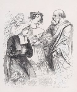 The Two Sisters of Charity fra The Complete Works of Béranger, 1836. Skabere: Louis-Henri Brevière, Cesar-Auguste Hebert. af Louis Henri Brevière, Cesar Auguste Hebert