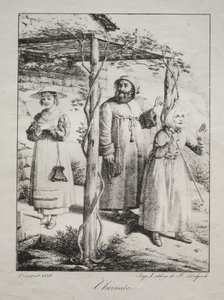 Eremitten, 1818. af Louise Marie Jeanne Hersent