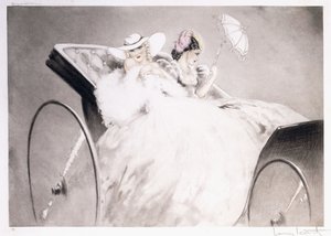 Champs Elysees af Louis Icart