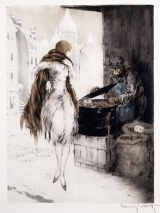 Kastanjesælger af Louis Icart