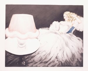 Lampeskærm af Louis Icart