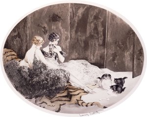 Spildt mælk af Louis Icart