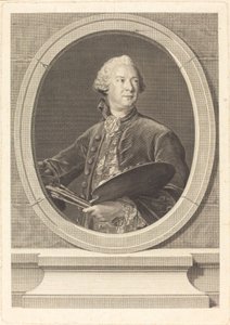 Louis Tocque af Louis Jacques Cathelin after Jean Marc Nattier