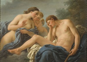 Diana og Endymion - Diana og Endymion, af Lagrenee, Louis Jean Francois, dit l