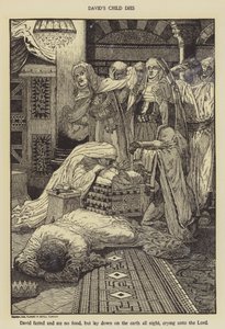 Davids barn dør af Louis John Rhead