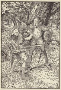 Gud-en-nåde, gode fyr, citer Robin, ville jeg gerne kende dit navn af Louis John Rhead