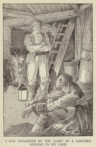 Illustration til Kidnapped af Robert Louis Stevenson af Louis John Rhead
