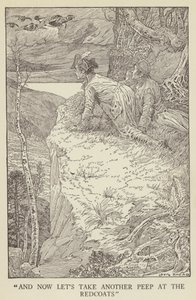 Illustration til Kidnapped af Robert Louis Stevenson af Louis John Rhead