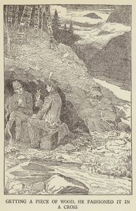 Illustration til Kidnapped af Robert Louis Stevenson af Louis John Rhead