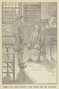 Illustration til Kidnapped af Robert Louis Stevenson af Louis John Rhead
