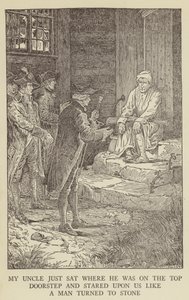 Illustration til Kidnapped af Robert Louis Stevenson af Louis John Rhead