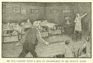 Illustration til Tom Browns skoledage (gravering) af Louis John Rhead