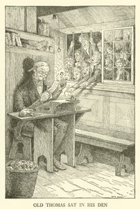 Illustration til Tom Browns skoledage (gravering) af Louis John Rhead