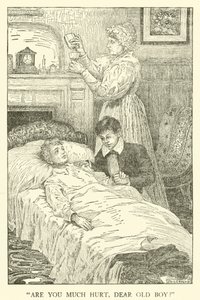 Illustration til Tom Browns skoledage (gravering) af Louis John Rhead