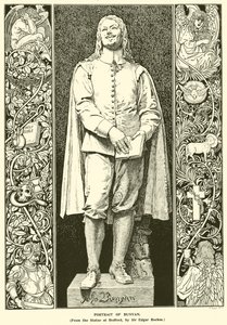 Portræt af Bunyan (gravering) af Louis John Rhead