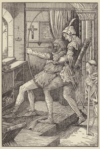 Robin skyder sit sidste skaft af Louis John Rhead