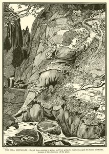 The Hill Difficulty (gravering) af Louis John Rhead