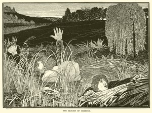 The Slough of Despond (gravering) af Louis John Rhead