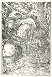 Livets vand (litho) af Louis John Rhead