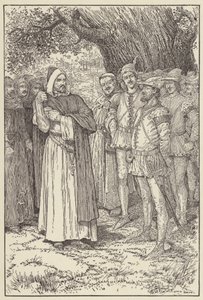 Kongen begyndte at smøge ærmet op af Louis John Rhead